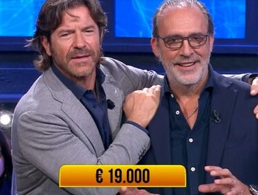 Soliti Ignoti, gradito colpo di scena sul finale con Paolo Conticini e Luca Ward