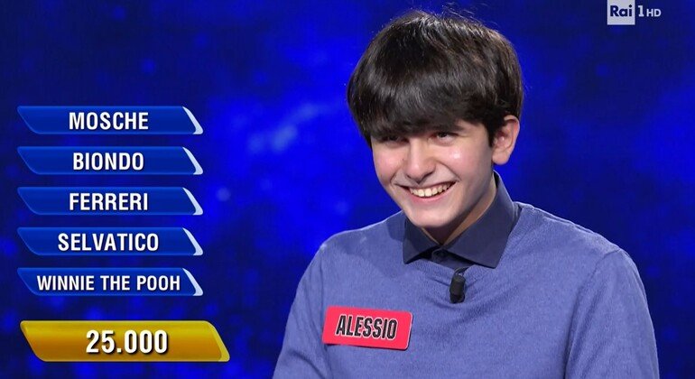 L'Eredità, Alessio e la vittoria dolce come il 'Miele': 'Rifacciamo la stessa cosa?'