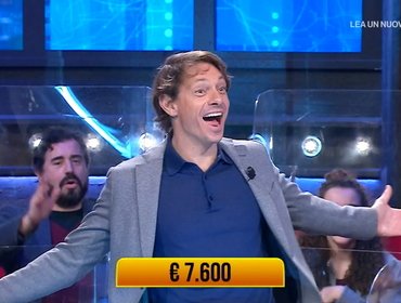 Ascolti TV 1 marzo, ai Soliti Ignoti Giorgio Pasotti esulta assieme ad Amadeus