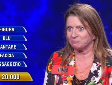L'Eredità, debutto amaro per Irina: l'angelo porta via il montepremi