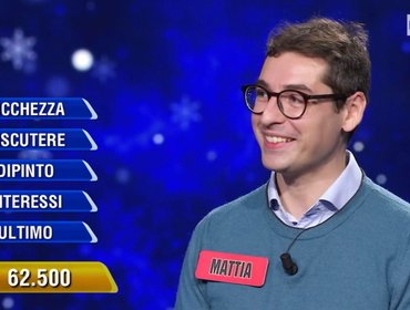 Ascolti TV 18 dicembre, a L'Eredità Mattia si perde nei particolari