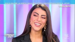 Domenica Live: Giulia Salemi parla del suo rapporto con la ex di Pierpaolo Pretelli