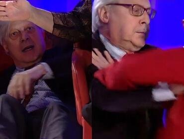 Maurizio Costanzo show: Sgarbi e Mughini si prendono a botte