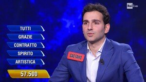 L'Eredità, il nuovo campione Gaetano trionfa alla prima Ghigliottina