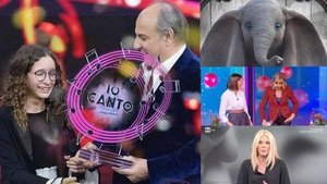 Ascolti tv ieri, chiude Io Canto con boom e doppia Dumbo: i dati Auditel